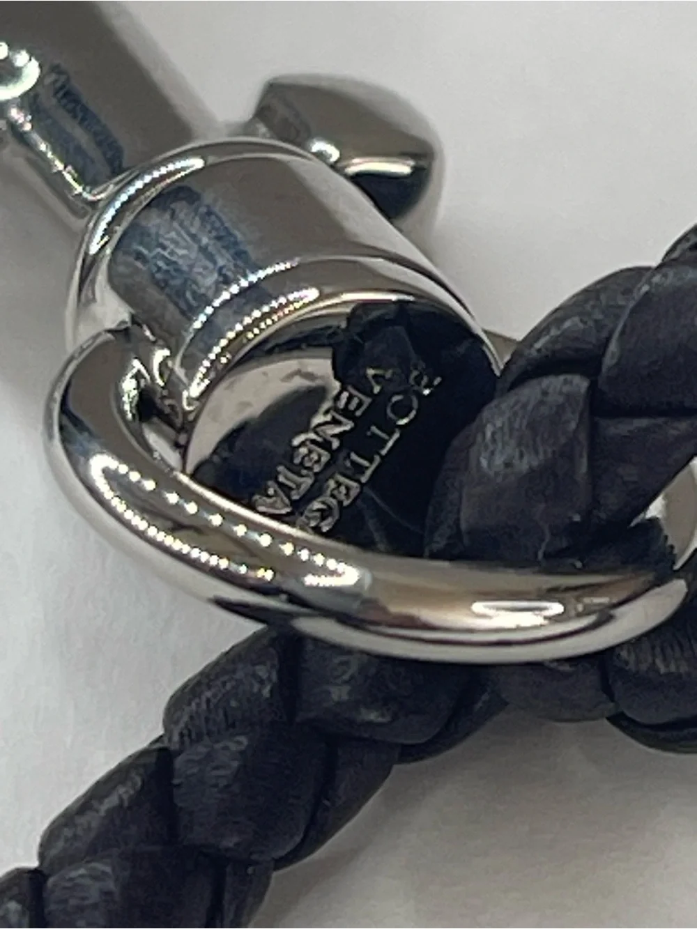 Bottega Veneta Intrecciato leather lanyard